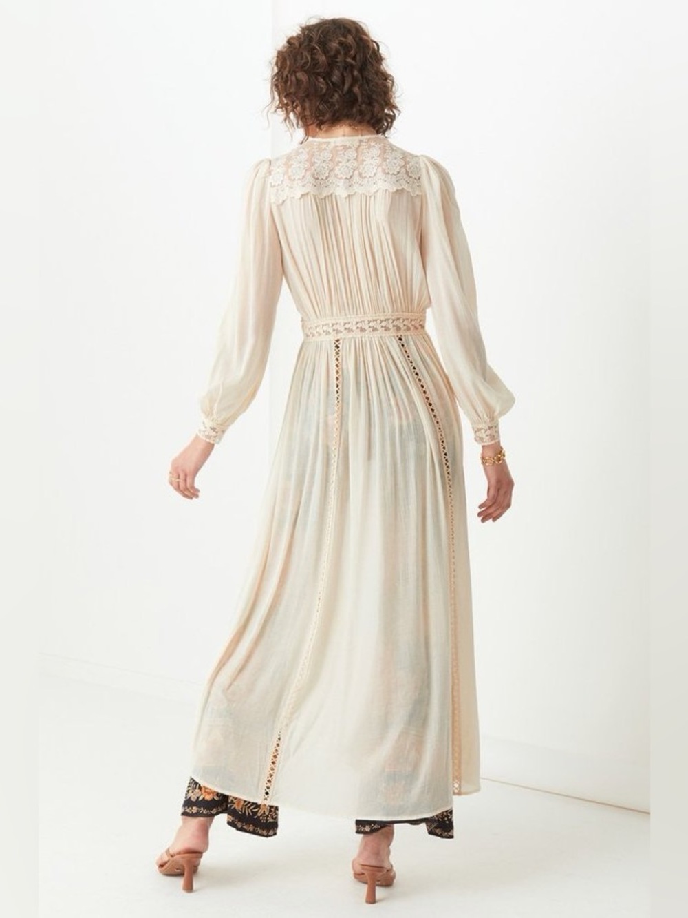 SPELL Le Gauze Lace Duster - S - Picture 6 of 13